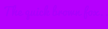Image with Font Color A902FC and Background Color B500FD